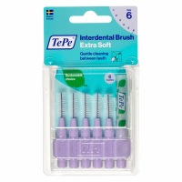 3X TePe Ragers Extra Zacht 1,1 mm Lichtlila 6 stuks