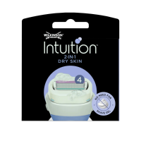 6X Wilkinson Intuition 2 in 1 Navulmesjes Dry Skin 3 stuks
