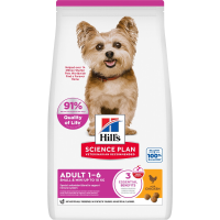 Hill's Science Plan Hondenvoer Droog Adult Small & Mini Kip 1,5 kg