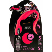 Flexi Rollijn Classic Tape 5 mtr tot 15 kg Rood