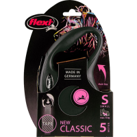 Flexi Rollijn Classic Tape 5 mtr tot 15 kg Zwart