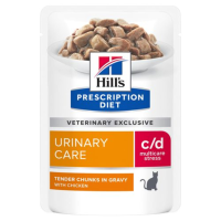 Hill's Prescription Diet Kattenvoer Nat c/d Multicare Stress Urinary Kip 12 x 85 gr