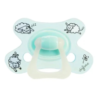 2X Difrax Fopspeen Natural 12+ mnd Glow In The Dark