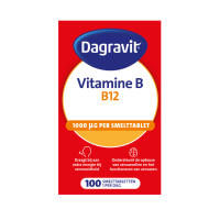 3X Dagravit Vitamine B12 1000mcg 100 smelttabletten