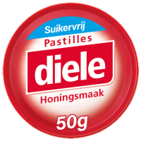 10X Diele Pastilles Honing Suikervrij 50 gr