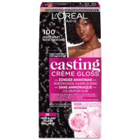2X L'Oréal Casting Crème Gloss Semi Permanente Haarkleuring 100 Zwart