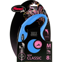 Flexi Rollijn Classic Koord 8 mtr tot 20 kg Blauw