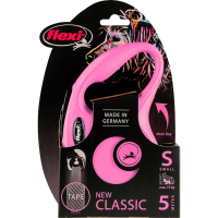 Flexi Rollijn Classic Tape 5 mtr tot 15 kg Roze