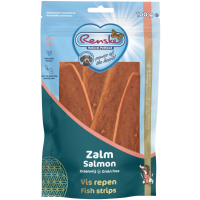 10X Renske Gezonde Beloning Vleesrepen Hondensnack Zalm 100 gr