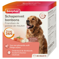 6X Beaphar Schapenvet Bonbons Zalm 245 gr