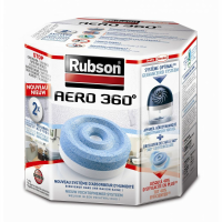 12X Rubson Vochtopnemer AERO 360 Navulling 2x 450 gr
