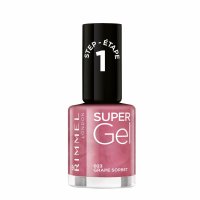 2X Rimmel SuperGel Nailpolish 023 Grape Sorbet 12 ml