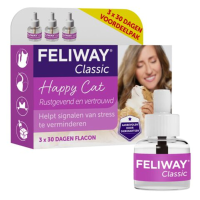 2X Feliway Classic Navulling 3 x 48 ml