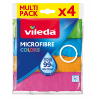 Vileda Microvezeldoek Colors 4 stuks