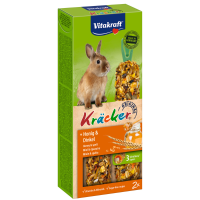 Vitakraft Konijn Kracker Honing   Spelt 2 stuks