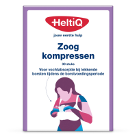 12X HeltiQ Zoogkompressen Wit 30 stuks