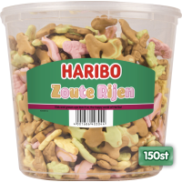 Haribo Zoute Rijen 150 stuks