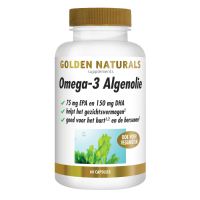 2X Golden Naturals Omega 3 Algenolie 60 capsules