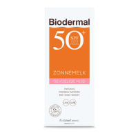 3X Biodermal Gevoelige Huid Zonnemelk SPF 50+ 200 ml