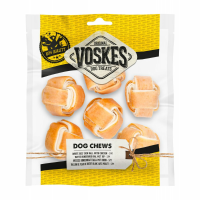 Voskes Hondensnacks Bal White Kip 6 stuks