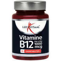 6X Lucovitaal Vitamine B12 1000mcg 30 kauwtabletten