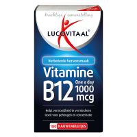3X Lucovitaal Vitamine B12 1000mcg 180 kauwtabletten