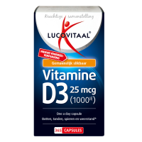 3X Lucovitaal Vitamine D3 25mcg 365 capsules