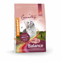 3X Fokker Country Balance Kattenvoer Vlees & Vis 2,5 kg