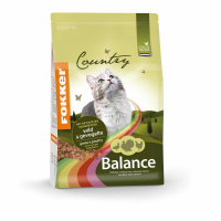 3X Fokker Country Balance Kattenvoer Wild en Gevogelte 2,5 kg
