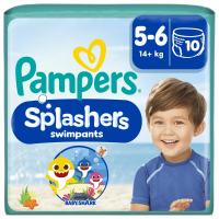 3X Pampers Splashers Zwemluiers Maat 5 6 (14 kg+) 10 stuks