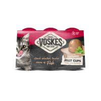 Voskes Tender Pieces Tonijn en Sint   Jakobsschelp 6 x 25 gr