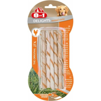 8In1 Delights Twisted Sticks Kip 10 stuks
