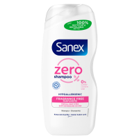 6X Sanex Shampoo Zero% Sensitive 250 ml