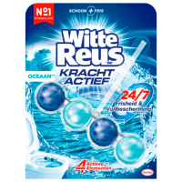 6X Witte Reus Toiletblok Kracht Actief Oceaan