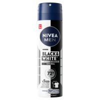 3X NIVEA Men Deodorant Spray Invisible for Black & White 150 ml