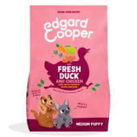 Edgard & Cooper Hondenvoer Droog Scharrelkip   Scharreleend Puppy 2,5 kg