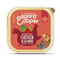 Edgard & Cooper Kuipje Vers Vlees Senior Hondenvoer Kip   Zalm 150 gr