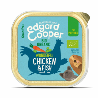 Edgard & Cooper Kuipje Vers Vlees Puppy Hondenvoer Bio Kip   Vis 100 gr