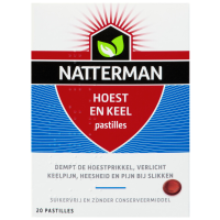 2X Natterman Hoest  en Keel 20 stuks