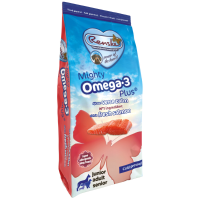 4X Renske Mighty Omega 3 Plus Geperst Hondenvoer Zalm 3 kg