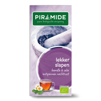 6X Piramide Lekker Slapen thee Bio 20 stuks