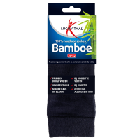 12X Lucovitaal Bamboe Sok Lang Blauw Maat 39 42 1 paar
