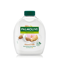 3X Palmolive Handzeep Naturals Navulling Amandel Melk 300 ml