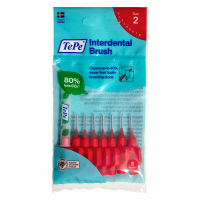 6X TePe Interdentale Ragers Original 0,5 mm Rood 8 stuks