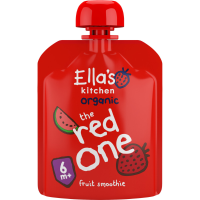 Ella's Kitchen Biologisch Knijpfruit 6+m Banaan, Aardbei, Appel, Framboos & Watermeloen 90 gr