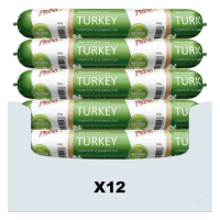 12X Prins NatureCare Hypoallergeen Hondenvoer Worst Kalkoen 250 gr