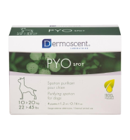 Dermoscent PYOspot hond 10   20 kg 4 pipetten