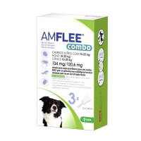 Amflee Amflee Combo Spot on Hond 134 mg, 10 20 kg   3 pipetten