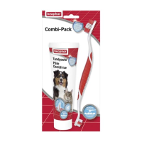 Beaphar Beaphar   Tandpasta en borstel combipack