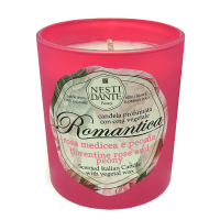 Geurkaars Romantica Florentijnse rozen & Pioenroos